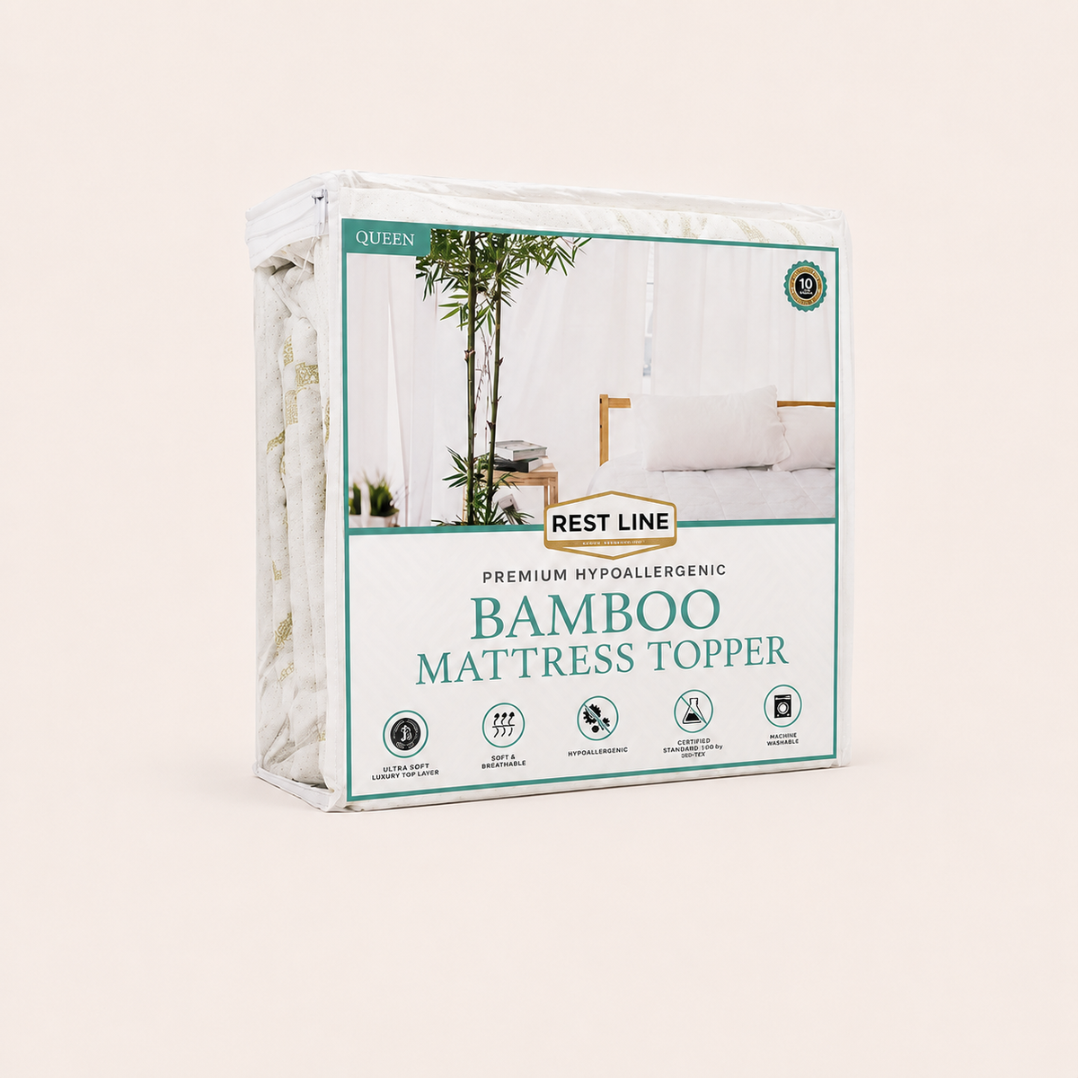 Luneabed™ CloudSoft Cooling Mattress Topper