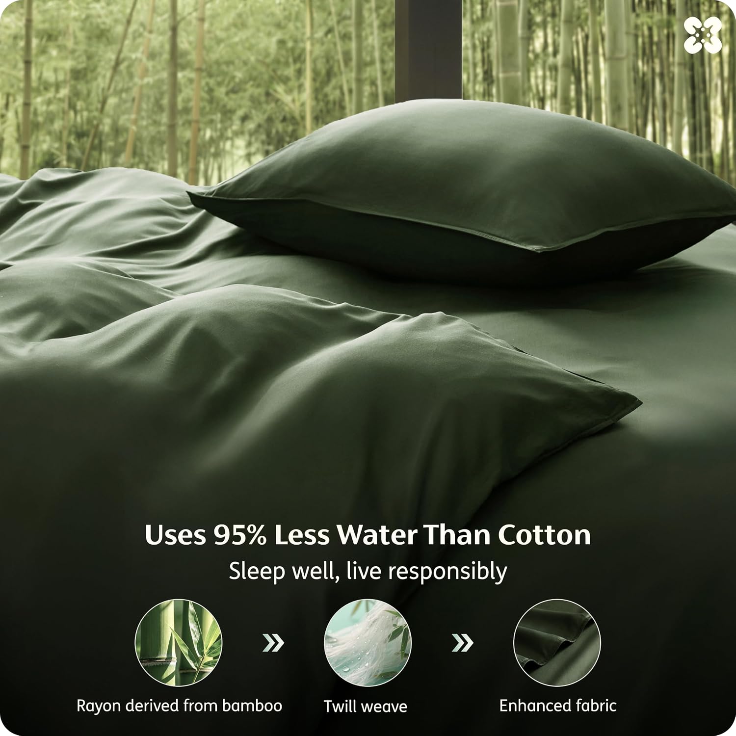 Luneabed™ Silken Cooling Duvet Cover Set