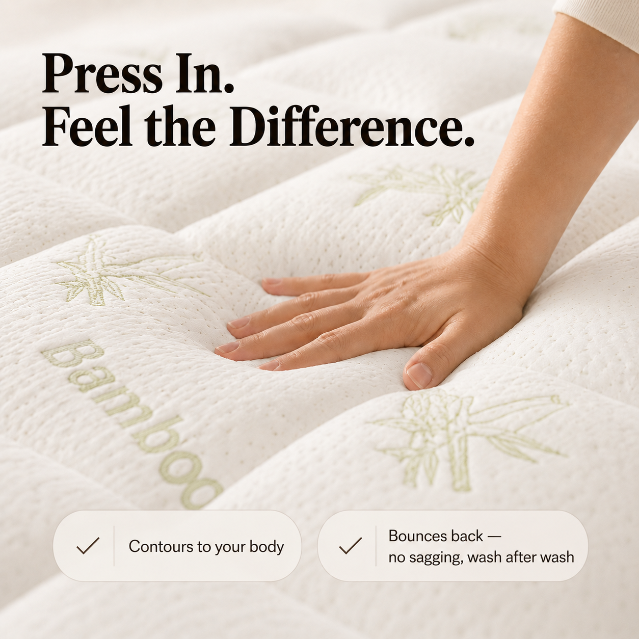 Luneabed™ CloudSoft Cooling Mattress Topper