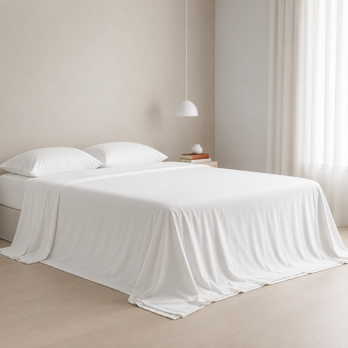 Luneabed™ 100% Bamboo Fibre Bedsheet Flat Sheet