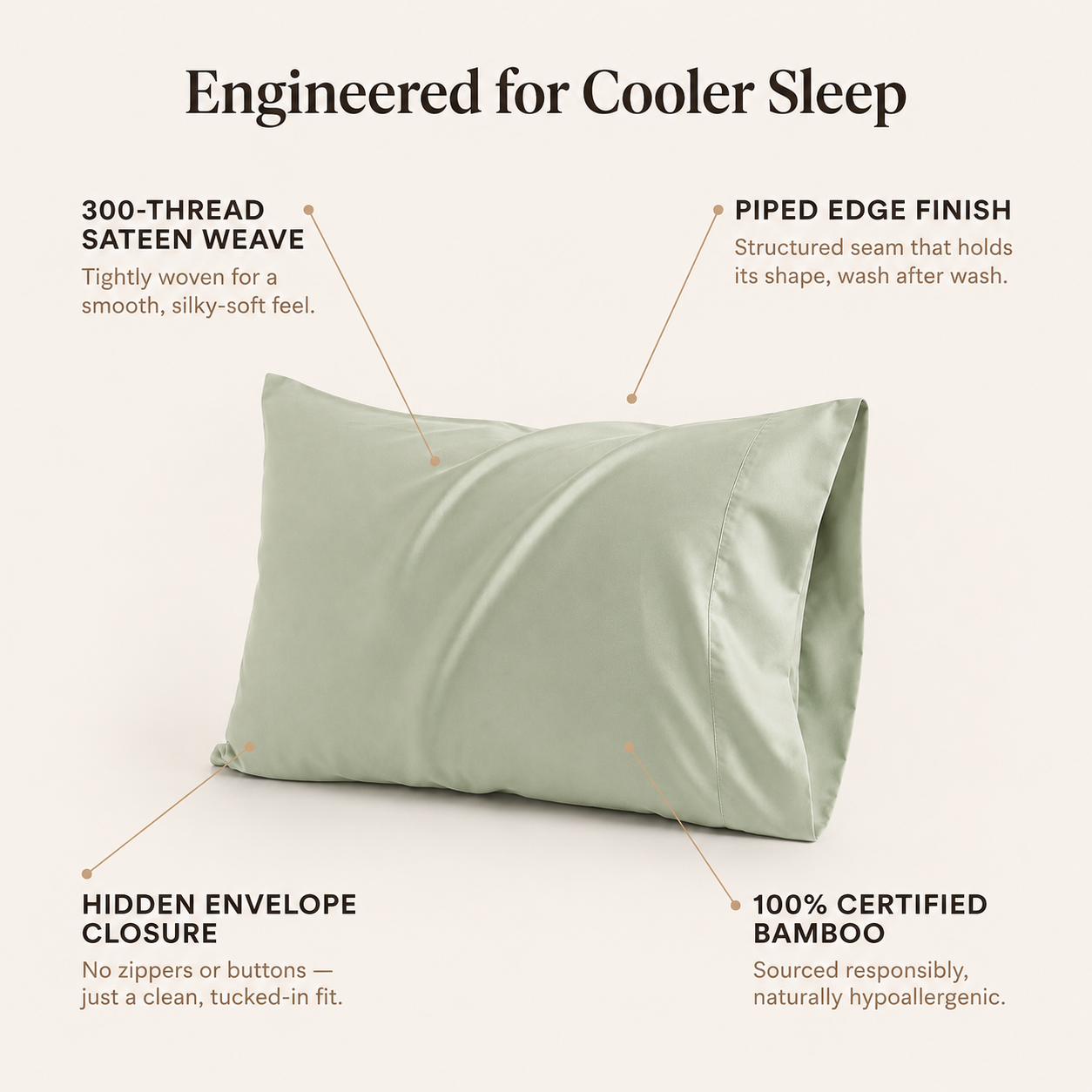 Luneabed™ Bamboo Viscose Pillowcases