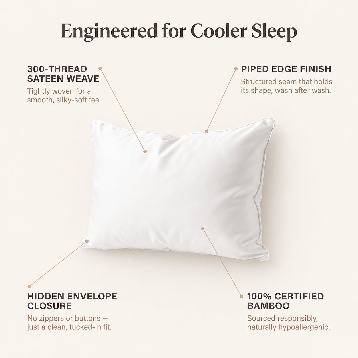 Luneabed™ Bamboo Viscose Pillowcases