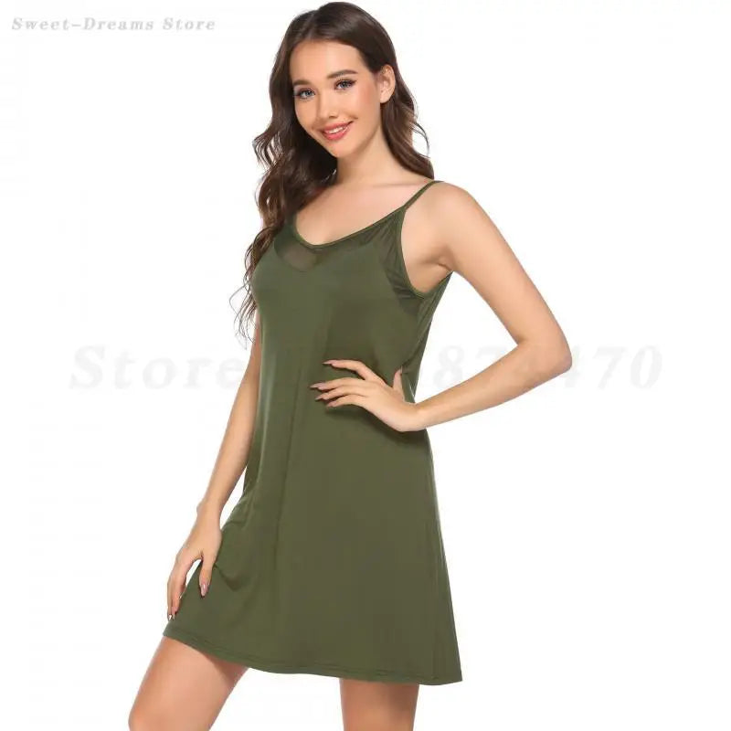Luneabed™ Women's Modal Spaghetti Strap Lace Nightgown